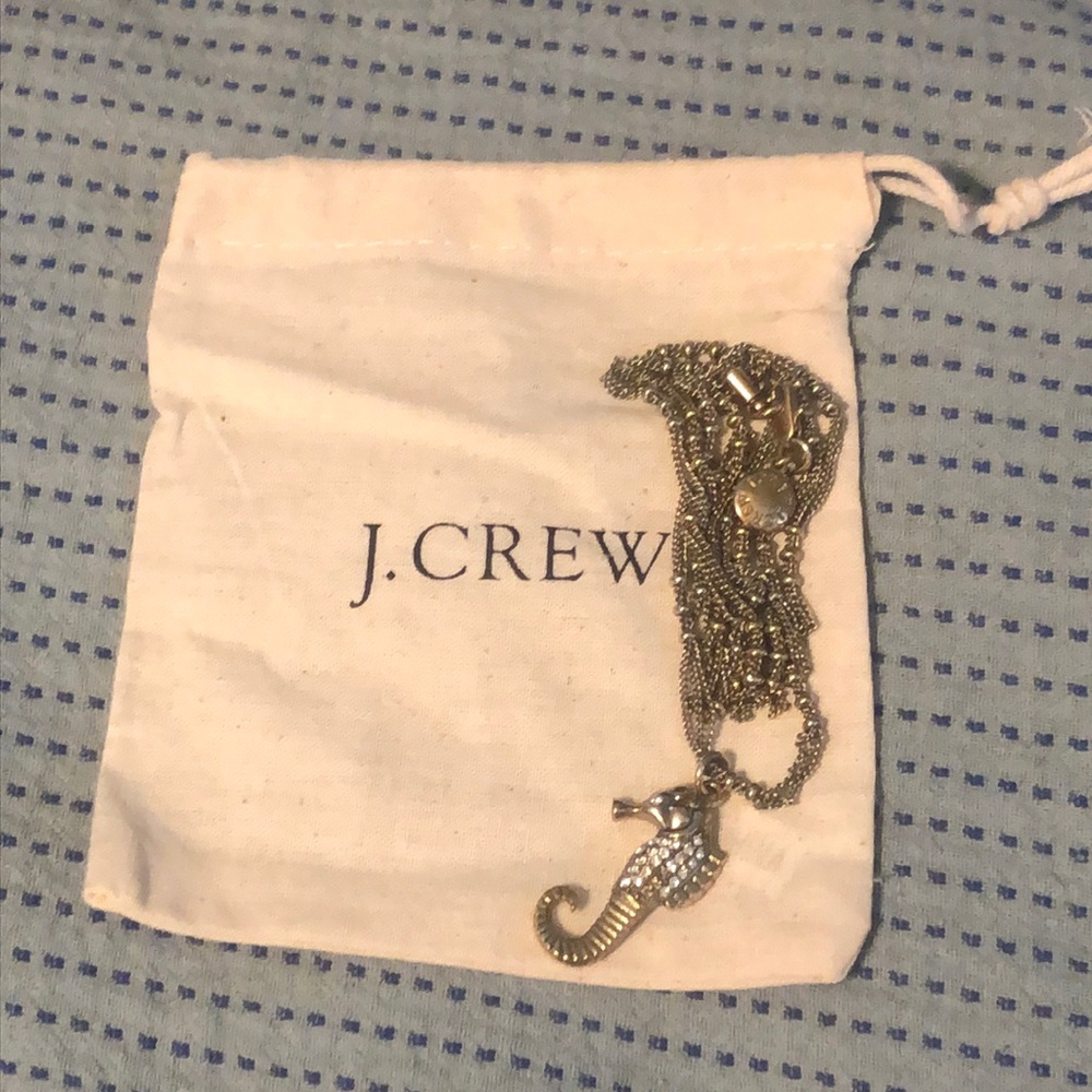 J Crew Seahorse Necklace